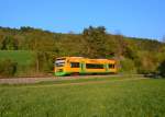 650 669 (VT 36) als RB nach Cham am 22.04.2014 bei Chamerau.