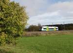 Ein 650er der Vogtlandbahn zu sehen am 27.10.14 in Oberjößnitz/V.