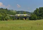 650 706 bei einer Sonderfahrt am 08.08.2015 bei Röhrnbach.