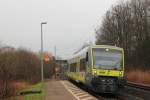 VT650.716 Agilis in Michelau/ Oberfranken am 19.12.2015.