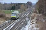 650 709 mit ag84576 von Marktredwitz nach Bayreuth Hbf bei Waldershof, 04.04.2015