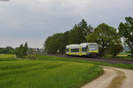 650 782 als ag84596 von Marktredwitz nach Bayreuth Hbf bei Waldershof, 23.05.2015