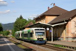 VT 013 und VT 011 als BSB88473 (Waldkirch-Freiburg(Brsg)Hbf) in Waldkirch 20.5.16