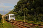 VT650.703 Agilis in Michelau/ Oberfranken am 28.07.2016. (Bahnsteigbild)