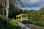 650 077 als WBA4 nach Gotteszell am 08.10.2016 bei Patersdorf.