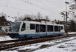 So und damit alle wissen was entlich wieder gutes auf uns zukommt, der VT 6.009 im Schnee, bei der Ausfahrt nach Dalheim als RB 39 aus Rheydt Hbf.