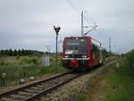 672 903 kam,am 18.Juni 2023,von der Fähre,in Mukran West vorbei.