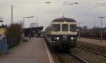 Am 30.3.1988 war der Vorserien Triebwagen 624501 als N 8620 zwischen Osnabrück und Münster eingesetzt.