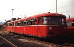 795 + 995 im Bw Radolfzell (April 1979)