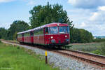 Burgstall 20.08.2017  Sonderfahrten mit dem VT 98 der Passauer Eisenbahnfreunde anlässlich des 150jährigen Jubiläums des Bahnhofs Rohrbach (Ilm) nach Wolnzach Markt und zurück