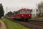 VT 798 der OEF auf der Main-Spessart Bahn bei Karlstein am Main