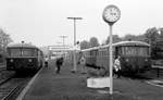 Am 29.5.1980 waren die Einsatztage der einmotorigen Schienenbusse der Baureihe 795 gezählt.