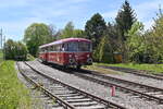 Einfahrt in Siegelsbach  hat der Rote Flitzer am Sonntag den  9.5.2021 auf seiner Fahrt nach Hffenhard.