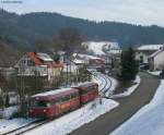 796 625-2 und *** der EFZ als Sonderzug (Hochdorf (b. Horb)-Hausach) in Halbmeil 29.11.08