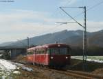 796 625-2 und *** der EFZ als Sonderzug (Hausach-Alpirsbach) am Esig Hausach 29.11.08