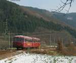 796 625-2 und *** der EFZ als Sonderzug (Hausach-Alpirsbach) am Esig Hausach 29.11.08