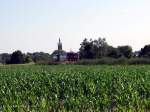 Am nchsten Tag war der Schienenbus bereits wieder im Einsatz.