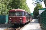 Motorwagen 796 796 und der Steuerwagen 996 784 fuhren am 18.07.2010 als Ruhrtalbahn in den Hp Blankenstein - Haus Kemnade ein.