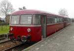 Zwei VT798er Beiwagen im Bahnhof Schin op Geul der ZLSM.Am 27.3.11 war kein VT798 Motorwagen die Zuglok sondern eine ehem.