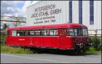 Uerdinger Schienenbus am Haltepunkt Jadeallee als Pendelverkehr zum WadJ zwischen Sande - Wilhelmshaven /01/07/2011