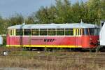 Ausgemusterter Schienenbus der KBEF bei der HGK in Brhl-Vochem abgestellt - 22.10.2013