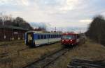 798 307-4 der Wiesentatalbahn hier am 07.11.15 in Schleiz.