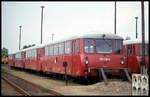 BW Jerichow am 20.5.1993: vor dem Prellbock steht 772138