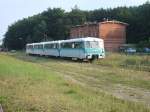 Diese Ferkeltaxen stehen abgestellt im Bahnhof vom Seebad Heringsdorf. 19.08.2007