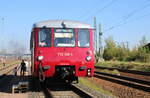 UP 772 149-1 am 16.09.2023 beim Tag der offenen Tür bei der Erfurter Bahn  111 Jahre Erfurter Bahn  in Erfurt Ost. Er pendelte zwischen dem Bw Arnstadt hist. und Erfurt Ost.