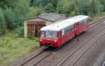 Zum Fest in Nossen fuhren diese beiden Ferkeltaxen einen Pendelverkehr Freiberg - Nossen.