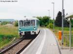 772 120 hat sich gerade als RB nach Friedrichroda auf den Weg gemacht.