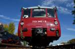  Ferkeltaxi  772 345-5 der Erfurter Bahnservice bei dem 12. Leipziger Eisenbahntag im Museum Leipzig Plagwitz 19.10.2013 