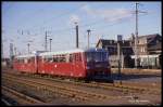 Einfahrt 171070 aus Oebisfelde am 30.12.1990 in Stendal.