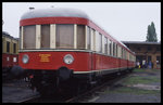 Fahrzeugausstellung im BW Dresden - Altstadt am 16.5.1996: VT 137367