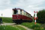 VT 137 322 der Zittauer Schmalspurbahnen war am 25.05.08 zu Gast bei der Museumsbahn Schnheide.