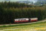 VT 137 322 der Zittauer Schmalspurbahnen war am 25.05.08 zu Gast bei der Museumsbahn Schnheide.