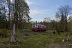 187 017-9 hat als Zug 8905 den Bahnhof Drei Annen Hohne verlassen und fährt weiter in Richtung Nordhausen Nord (06.05.2022)