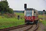 187 019-5 nach dem Durchfahren der Kehrschleife am Bahnhof Stiege am 21.