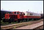 Am 5.7.1989 war die Dampfeisenbahn Weserbergland DEW noch in Rinteln seßhaft.