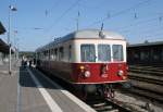 Lappwaldbahn DTW 01  Anton  als P 88840 (Haldensleben–Helmstedt) am 25.09.2011 in Helmstedt