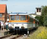 VT 9, VS 142 und VT 26 als SWE70776 (Hffenhardt-Neckarbisch ofsheim Nord) In Hffenhardt 31.7.09