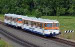 Zwei MAN-Triebwagen der Osning-Bahn erreichten am 09.06.12 Wernigerode. Es handelt sich um die Triebwagen 302 027 und 302 151.