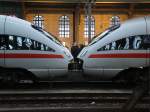 2 ICE-TD Zge im Bahnhof Berlin Ostbahnhof am 29.12.2007