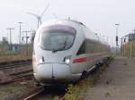 ICE33 von Hamburg Hbf.nach Koebenhavn H bei der Einfahrt im Bahnhof Puttgarden.(19.10.08)