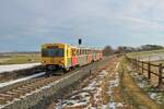 HLB Taunusbahn LHB VT2 E am 12.01.22 bei Neu Ansbach (Taunus)