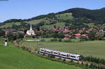 VT 113 als BOB86823 (München Hbf-Bayerischzell) bei Schliersee 23.7.19