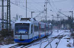 Am 08.02.2021 fuhr VT109(609 109) als S28 nach Wuppertal Hbf in Düsseldorf Hbf ein. 