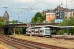 RegioBahn 609 105 (VT105) als S28 in Wuppertal, Juli 2025.