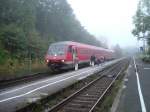 610 507 ist am 21.09.2007 soeben um ca. 7.00 Uhr in Sulzbach-Rosenberg eingetroffen.