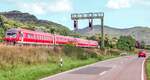 Zwei Pendolini fuhren am 4.9.06 als RE nach N�rnberg unter der Signalbr�cke bei Strecken-km 29,7 Richtung Pegnitz bzw.